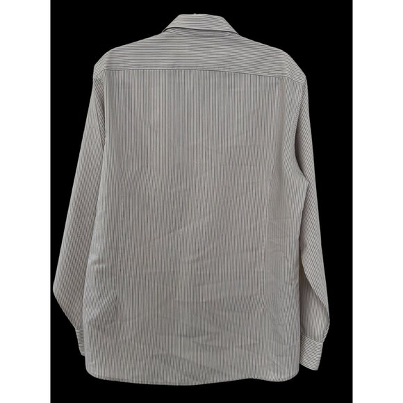 Vtg Christian Dior Chemises DIOR Embroidered Button Down Shirt Large 15.5 34/35 - Picture 4 of 11